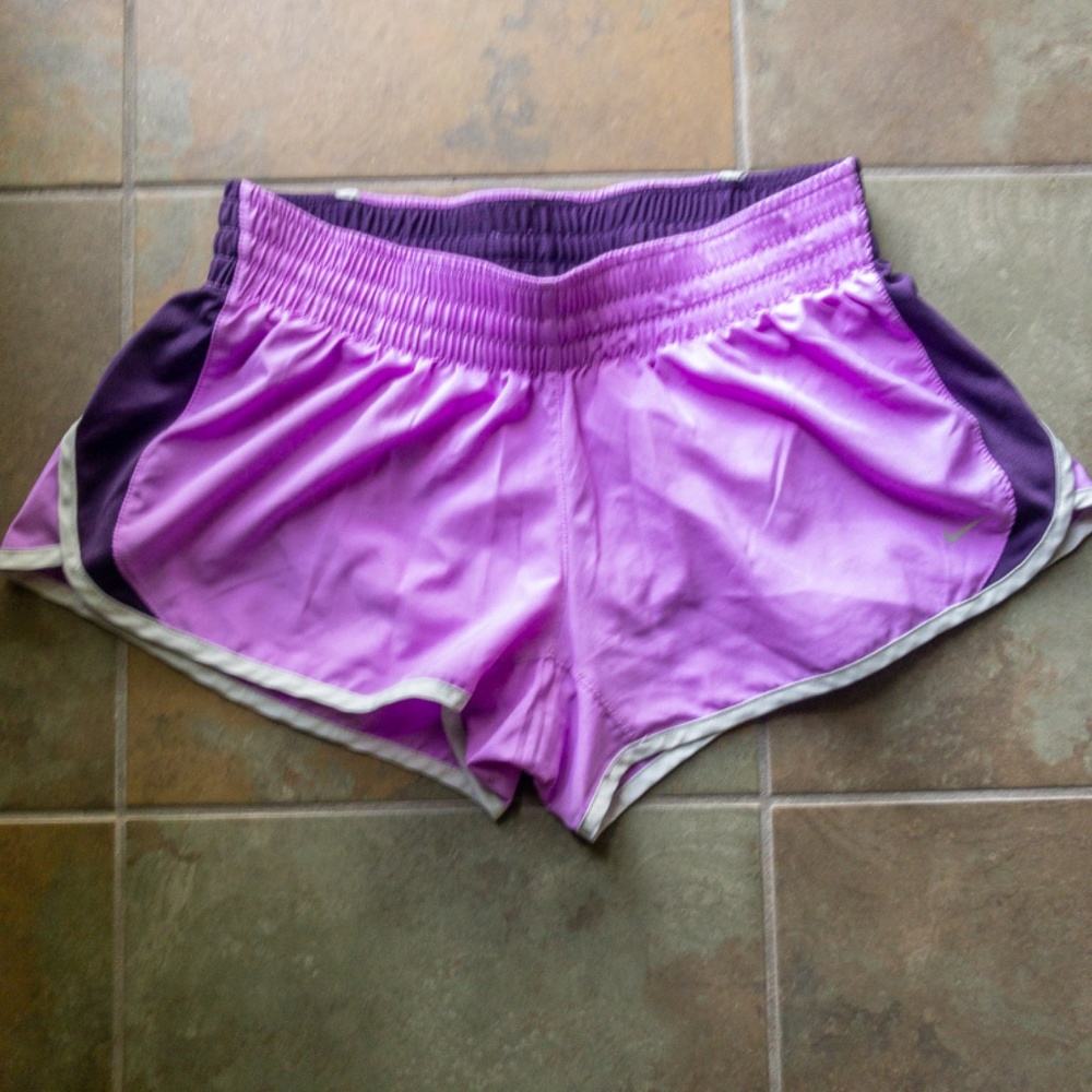 Purple Nike Running Shorts